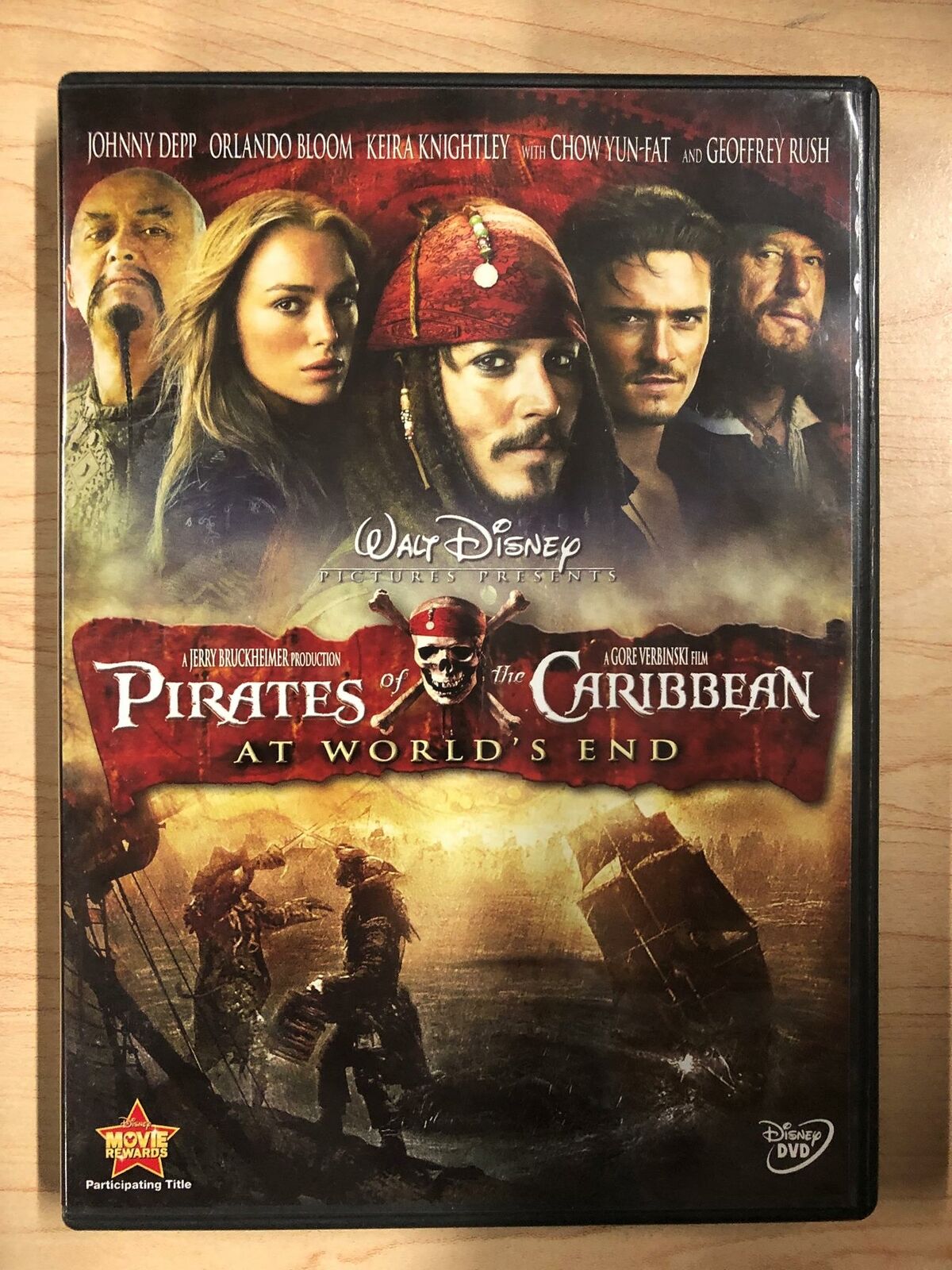 Pirates of the Caribbean - At Worlds End (DVD, 2007, Disney) - K10