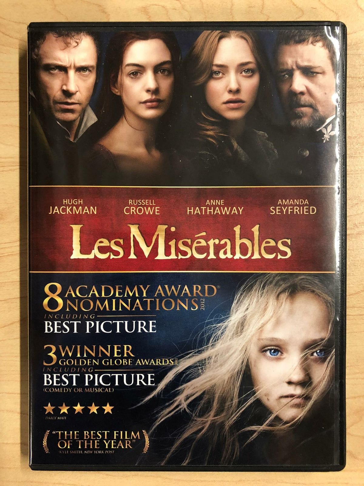 Les Miserables (DVD, 2012) - L05
