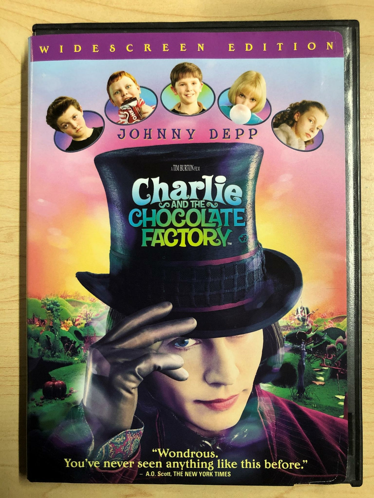 Charlie and the Chocolate Factory (DVD, Widescreen, 2005) - K9