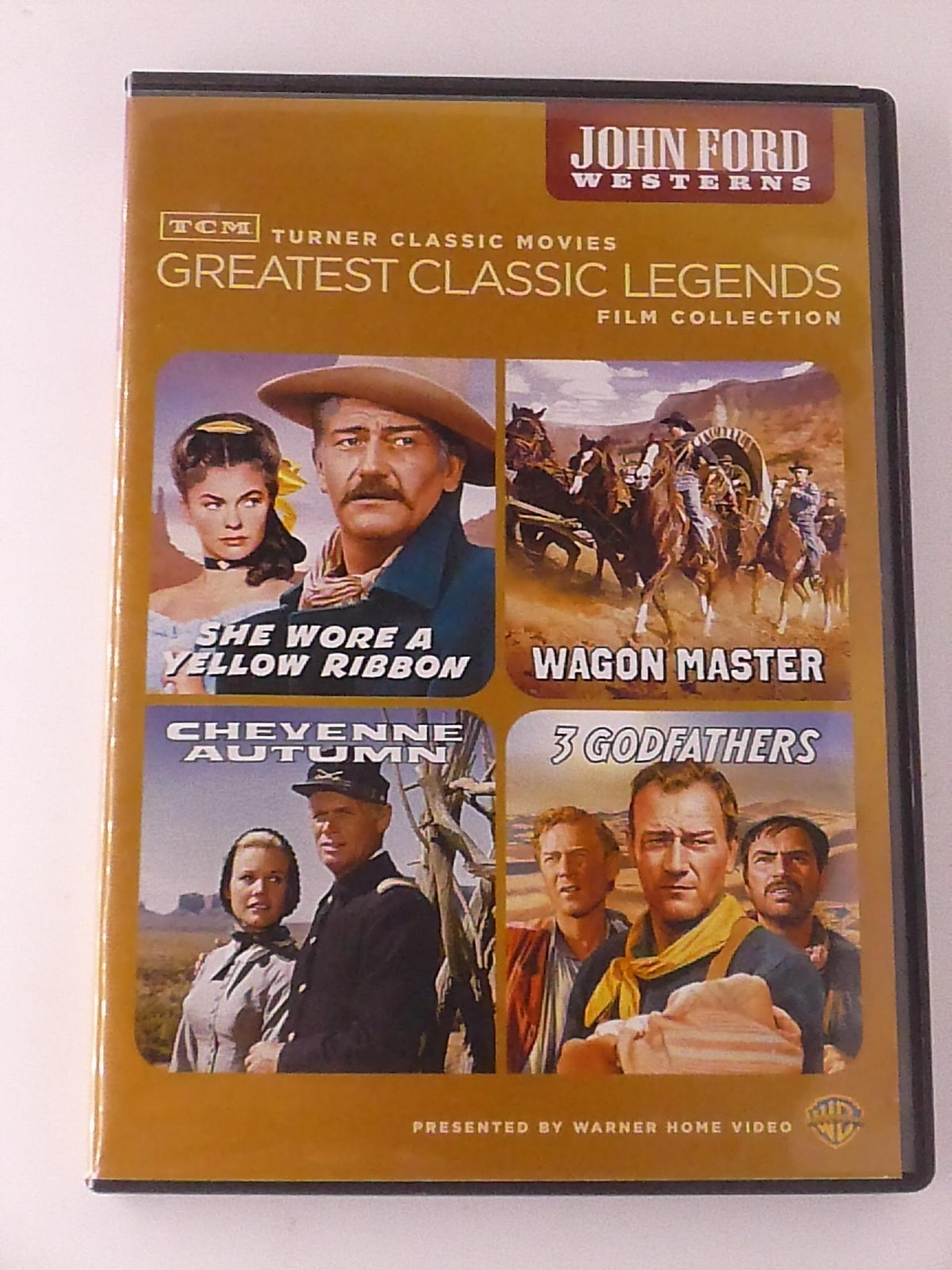 She Wore a Yellow Ribbon, Wagon Master, cheyenne Autumn,..(DVD, 4-film) - K8