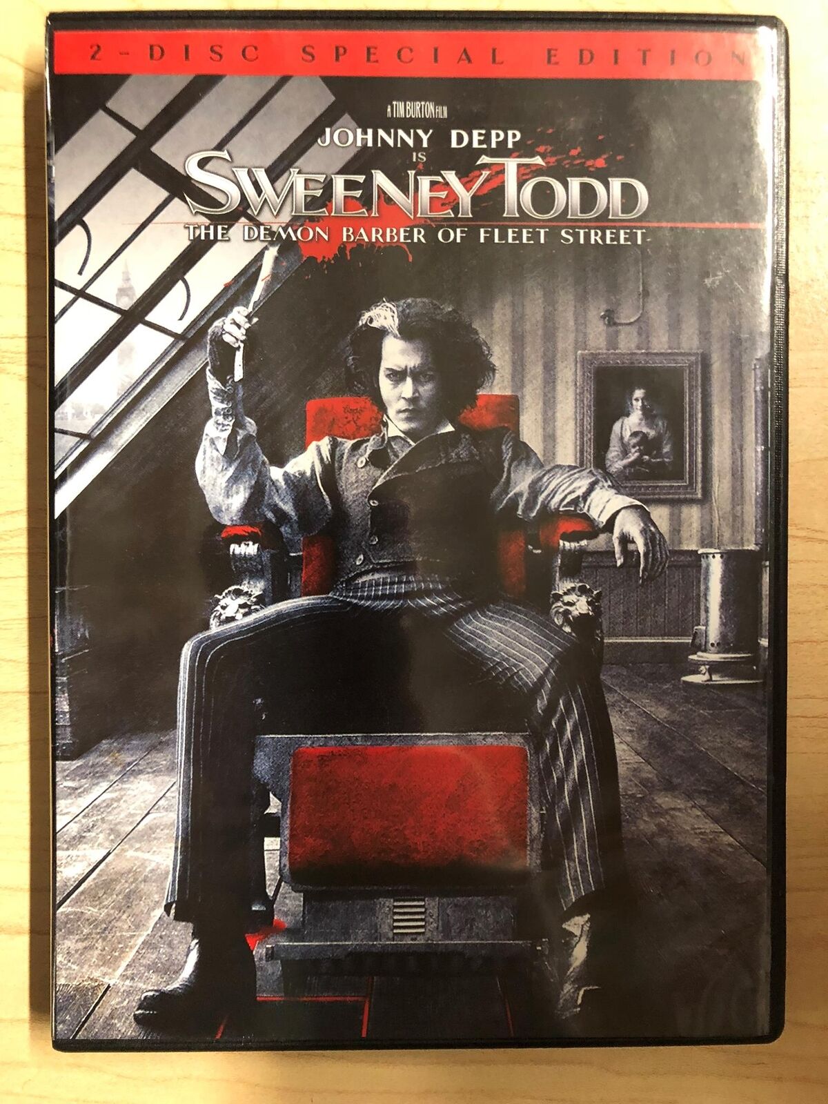 Sweeney Todd The Demon Barber of Fleet Street (DVD, 2007) - K5