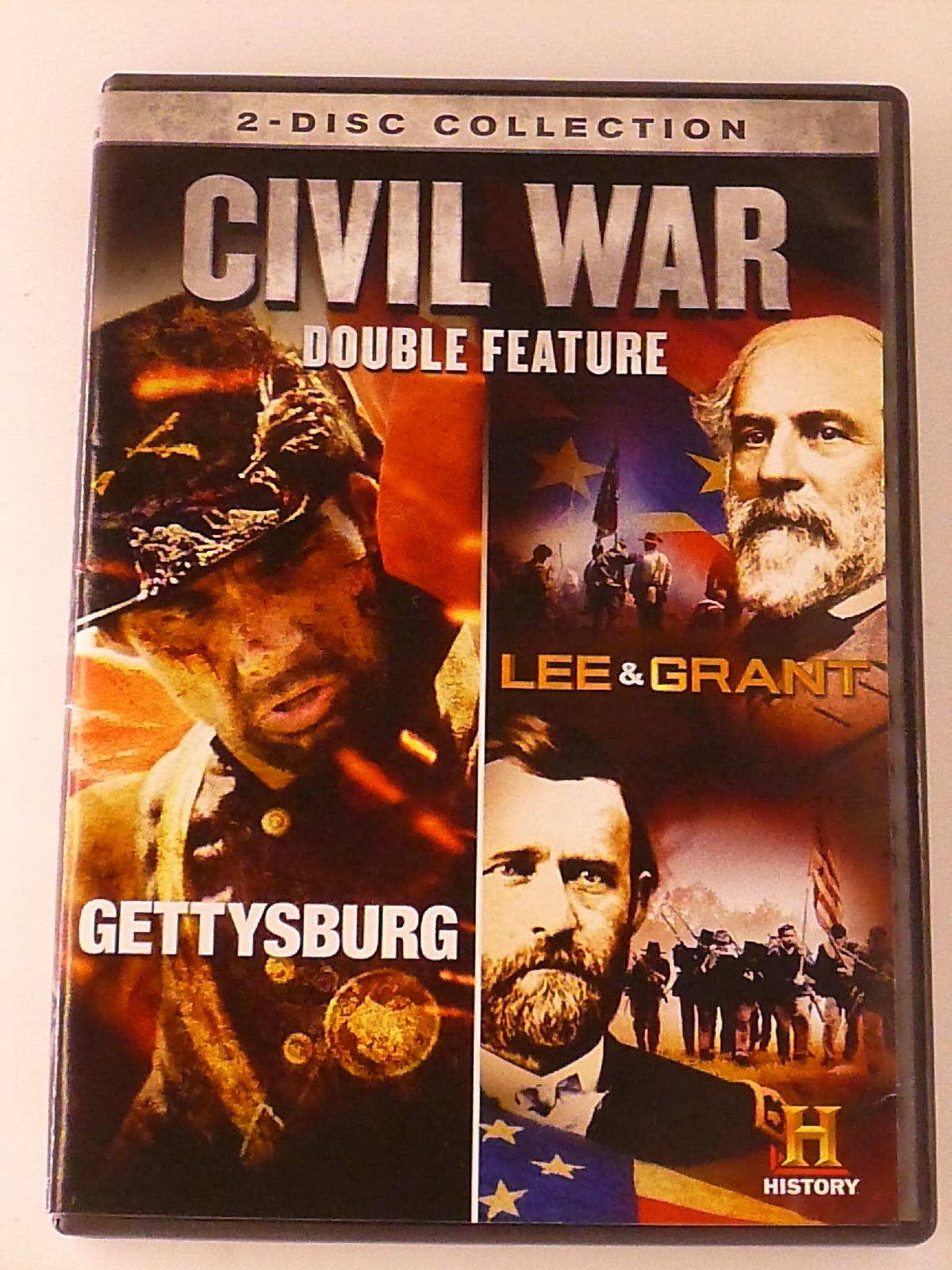 Civil War Double Feature - Gettysburg, Lee and Grant (DVD) - K9