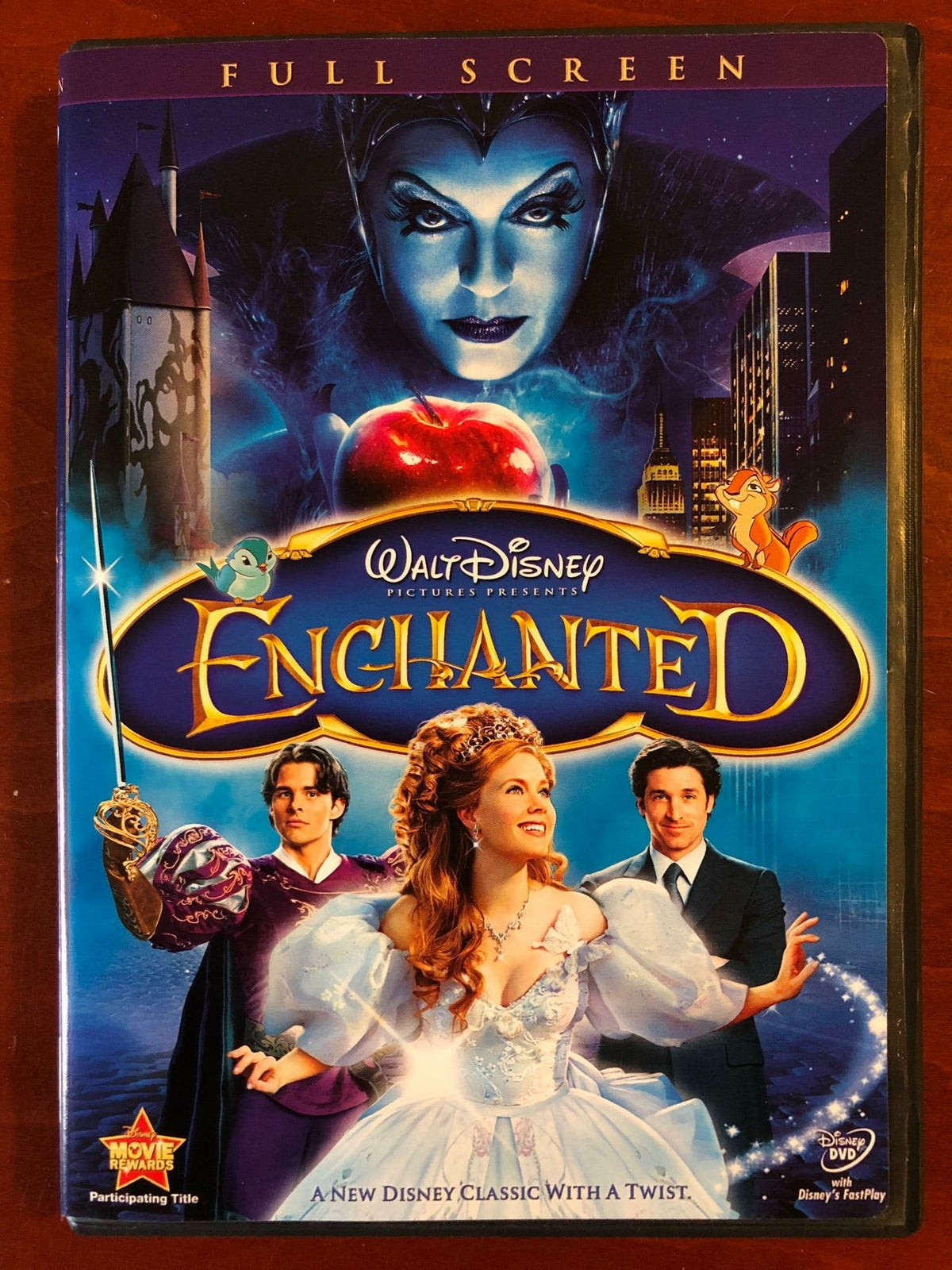 Enchanted (DVD, 2007, Full Frame, Disney) - L04