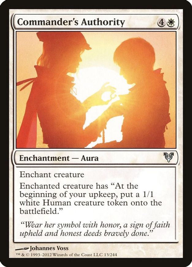 Commander's Authority | 13 | Avacyn Restored