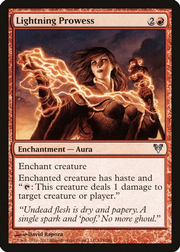 Lightning Prowess | 145 | Avacyn Restored