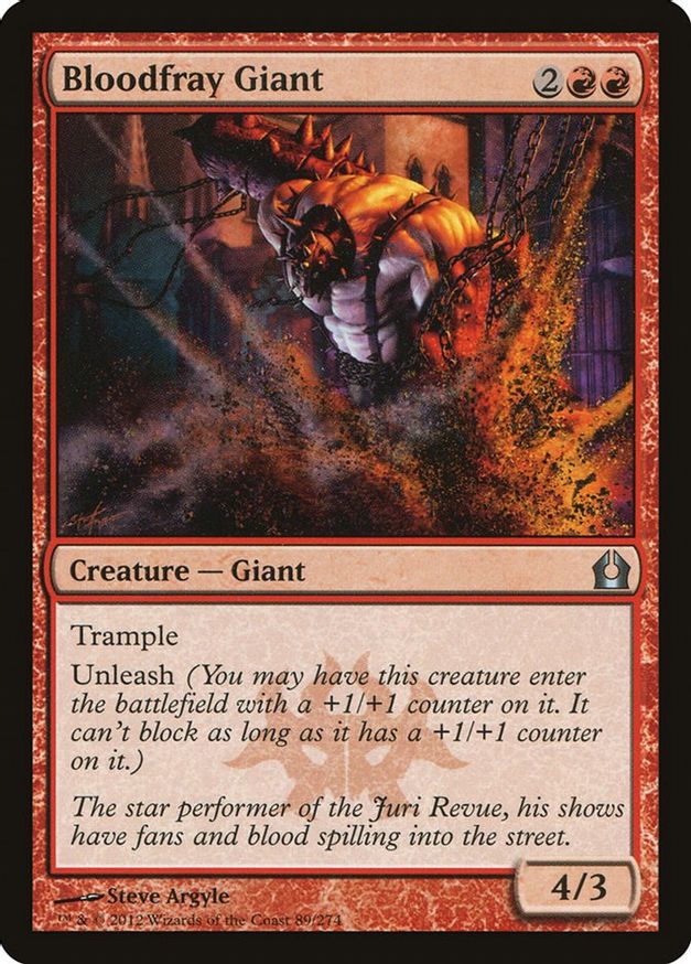 Bloodfray Giant | 89 | Return to Ravnica