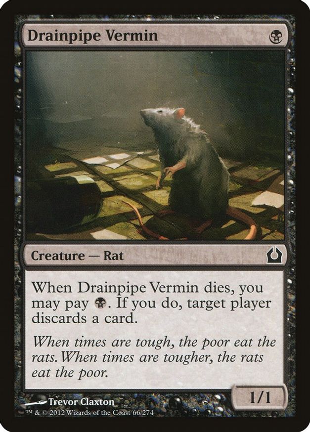 Drainpipe Vermin | 66 | Return to Ravnica