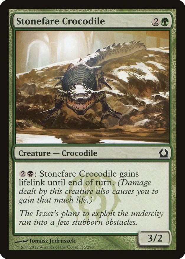 Stonefare Crocodile | 136 | Return to Ravnica