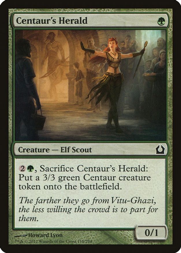 Centaur's Herald | 118 | Return to Ravnica