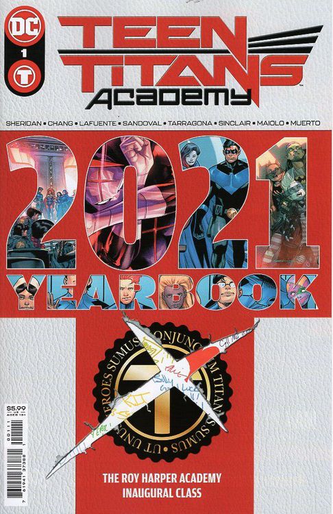 Teen Titans Academy 2021 Yearbook #1A