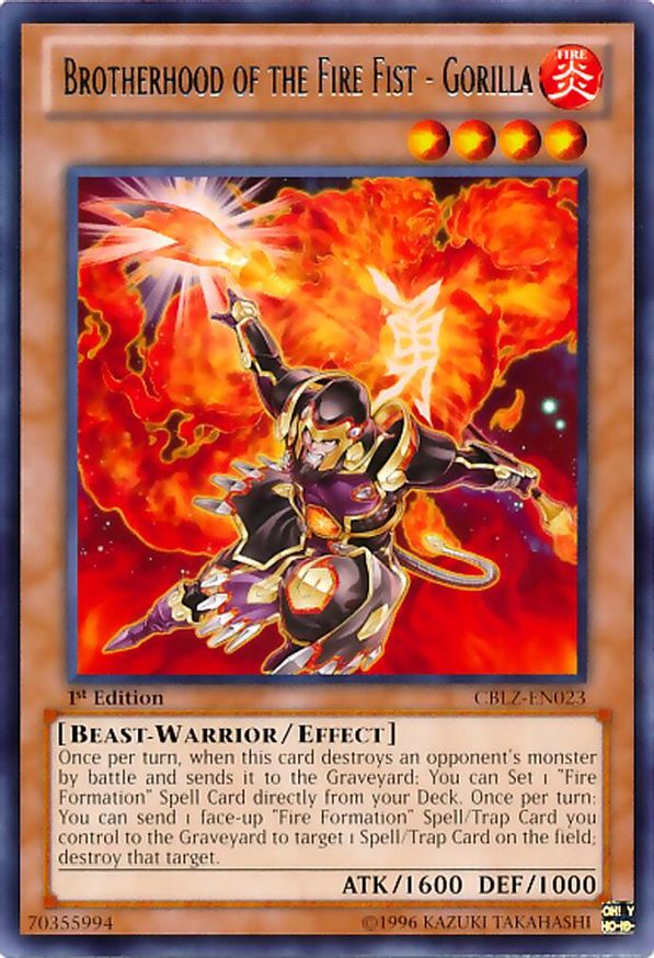 Brotherhood of the Fire Fist - Gorilla | CBLZ-EN023