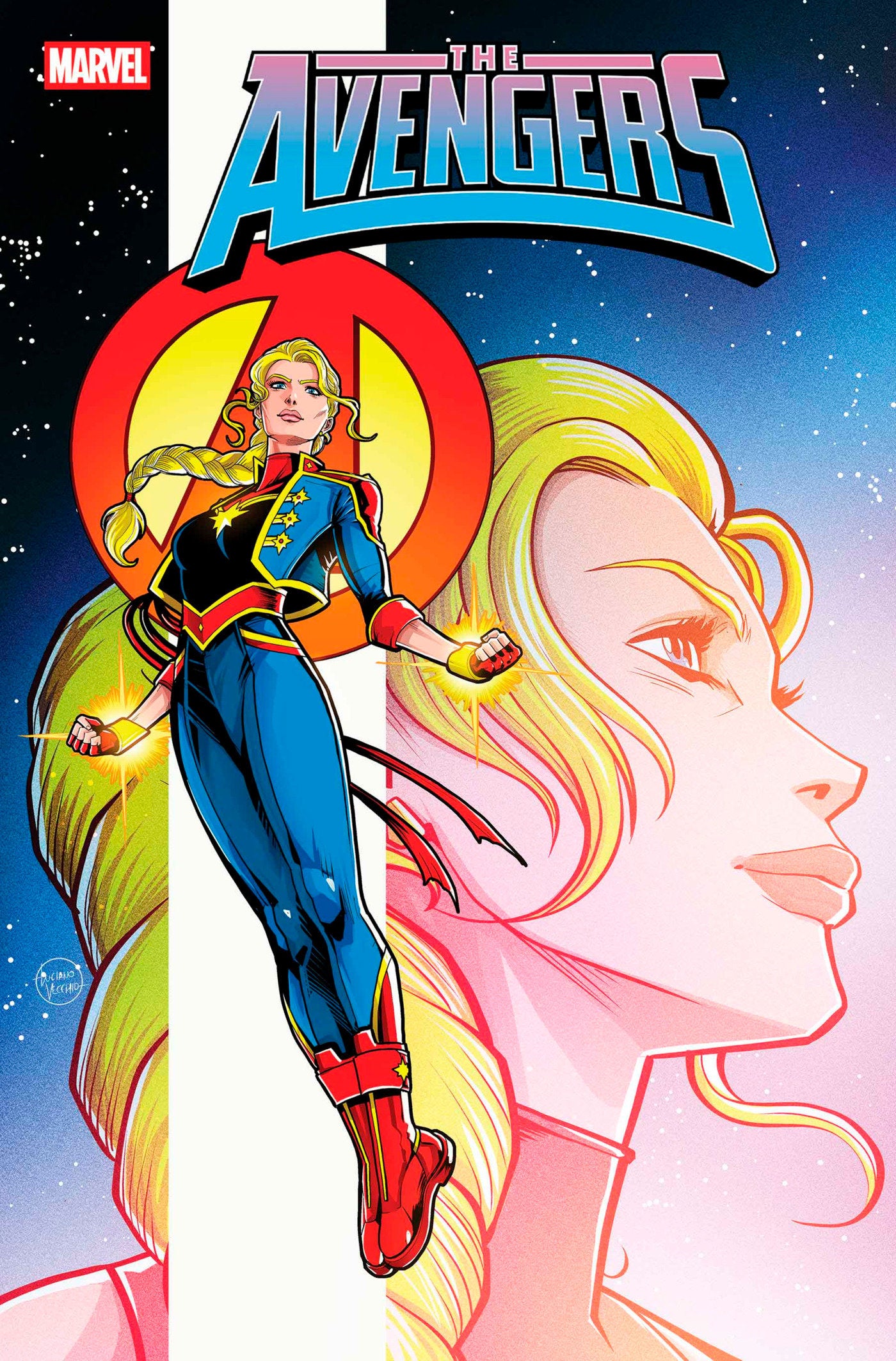 Avengers #25 Luciano Vecchio Captain Marvel Variant [Doom] – 412