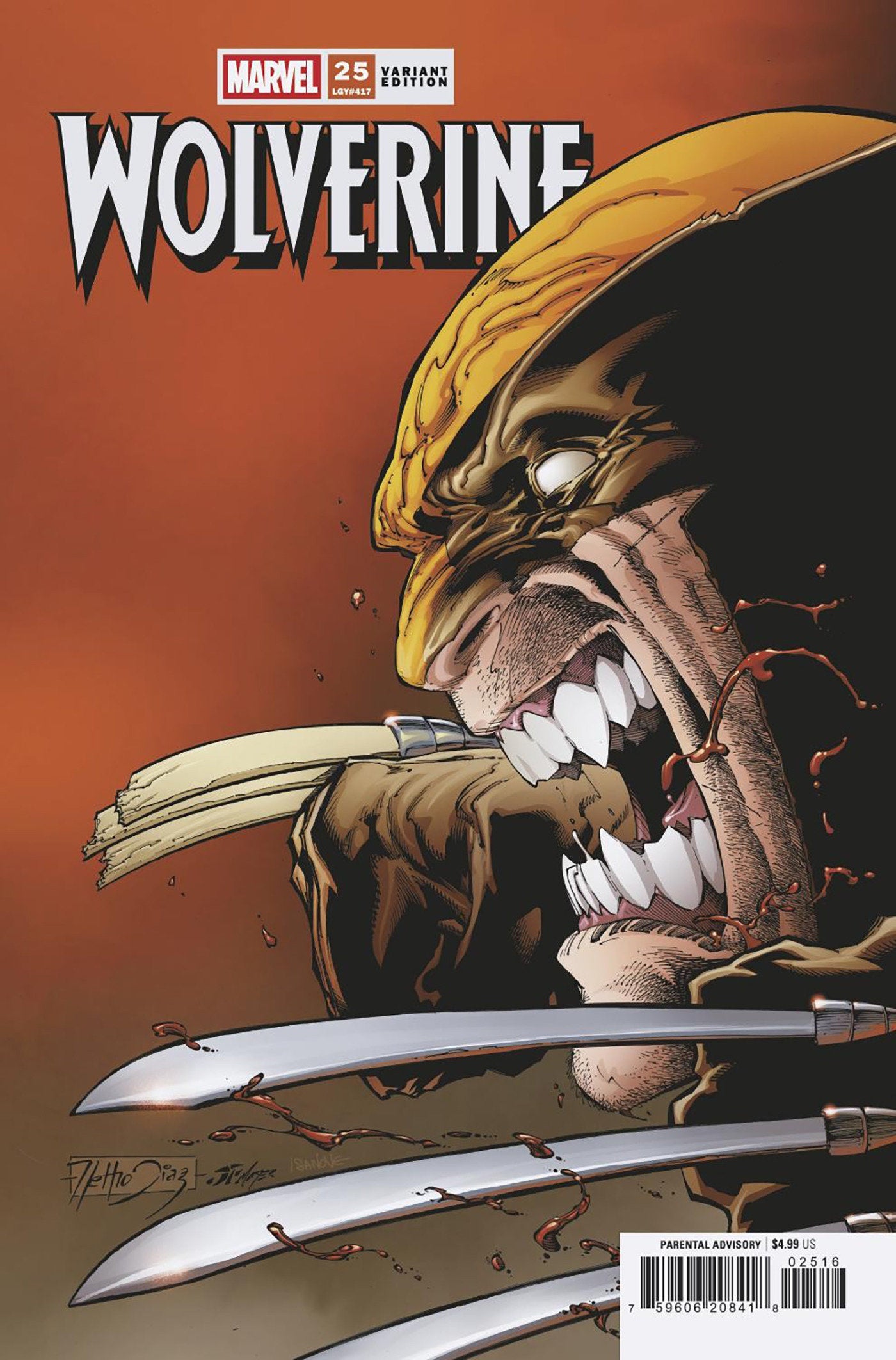 Wolverine #25 Netho Diaz 1:25 Variant (PRESALE 8/12/2026)