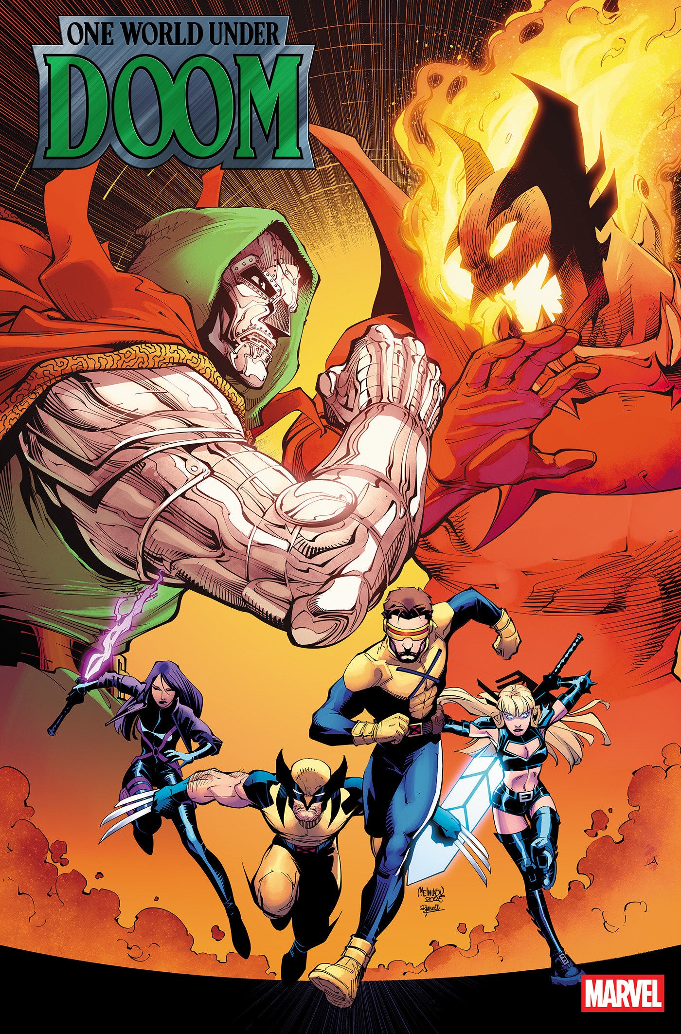 One World Under Doom #5 Gleb Melnikov 1:25