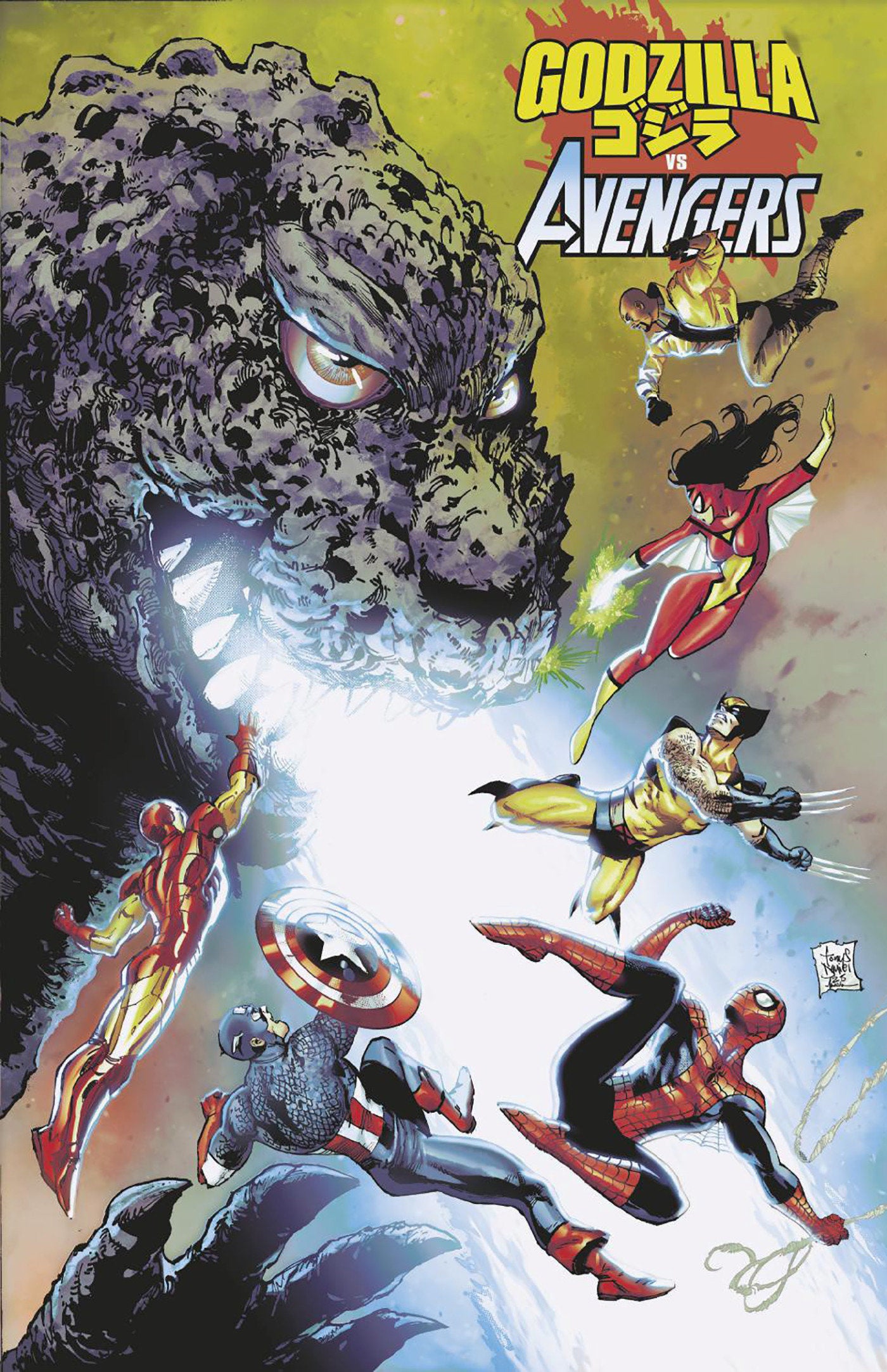Godzilla vs. Avengers #1 Tony Daniel 1:25