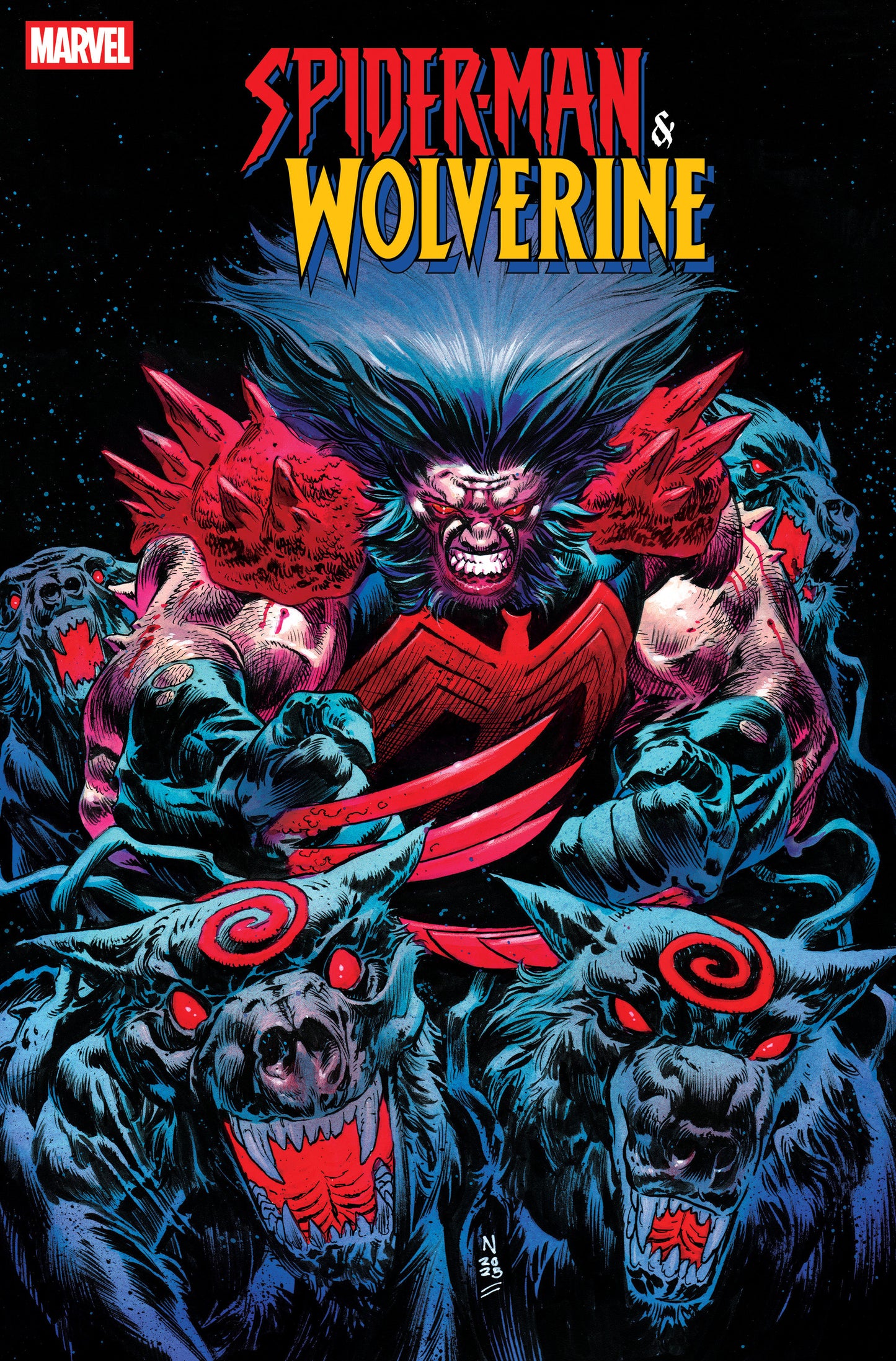 Spider-Man & Wolverine #8 Nic Klein Knullified Variant