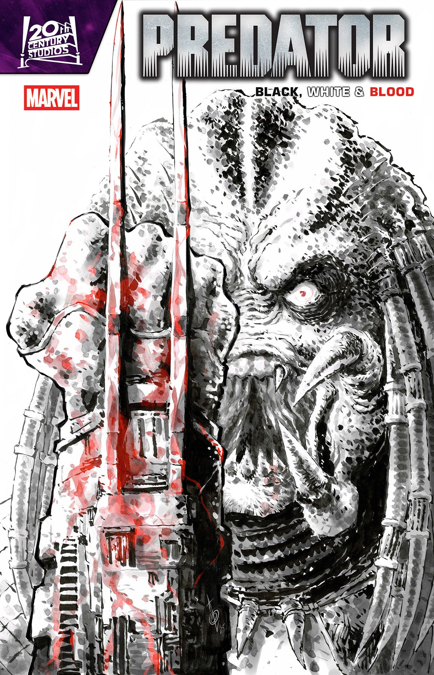 Predator: Black, White & Blood #3 Alan Quah 1:25 (PRESALE 9/24/25)