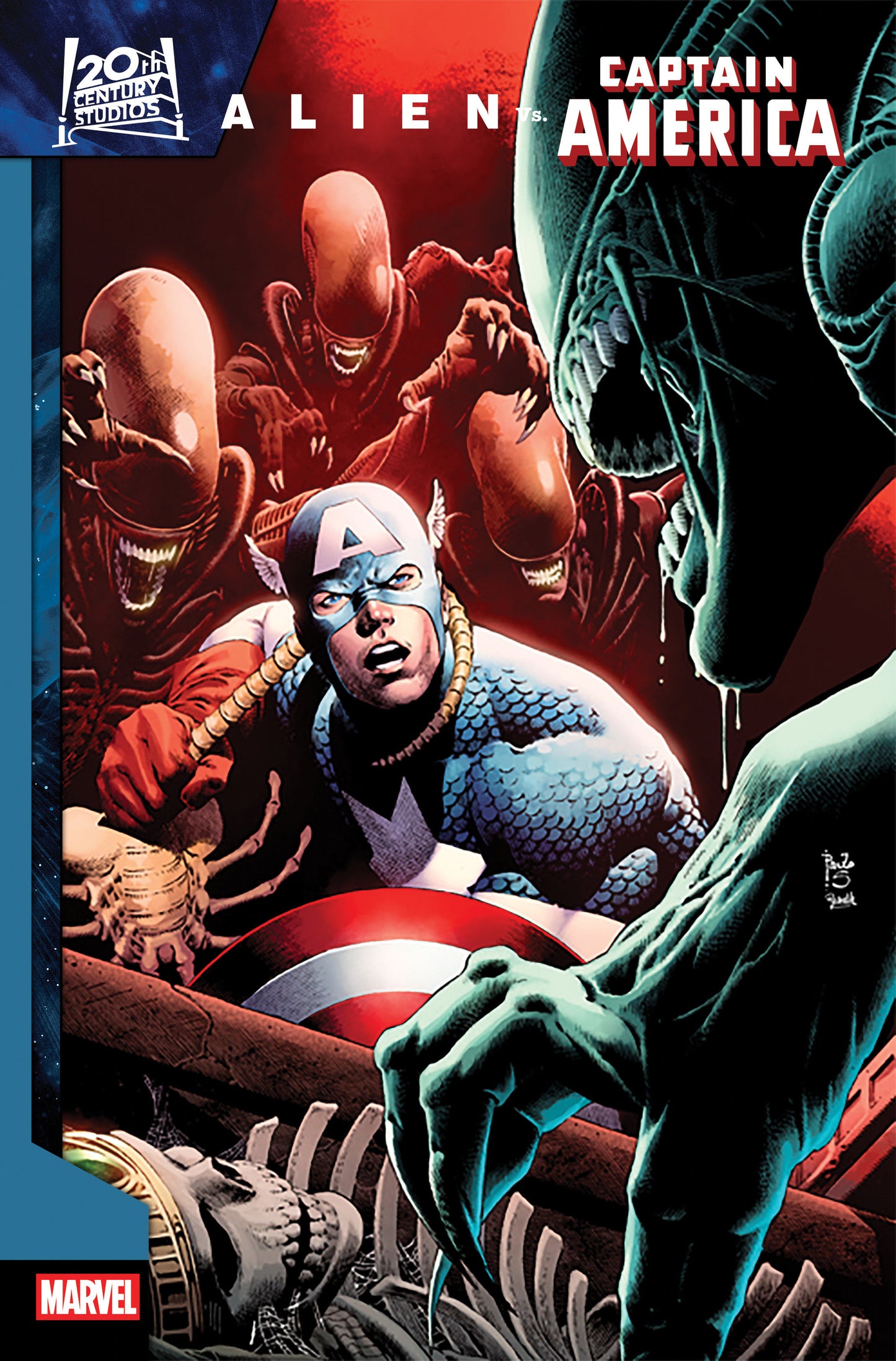 Alien vs. Captain America #1 Paulo Siqueira 1:25