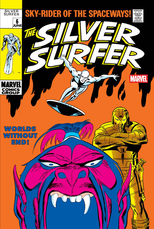 Silver Surfer #6 Cover B - Facsimile Edition Foil Variant