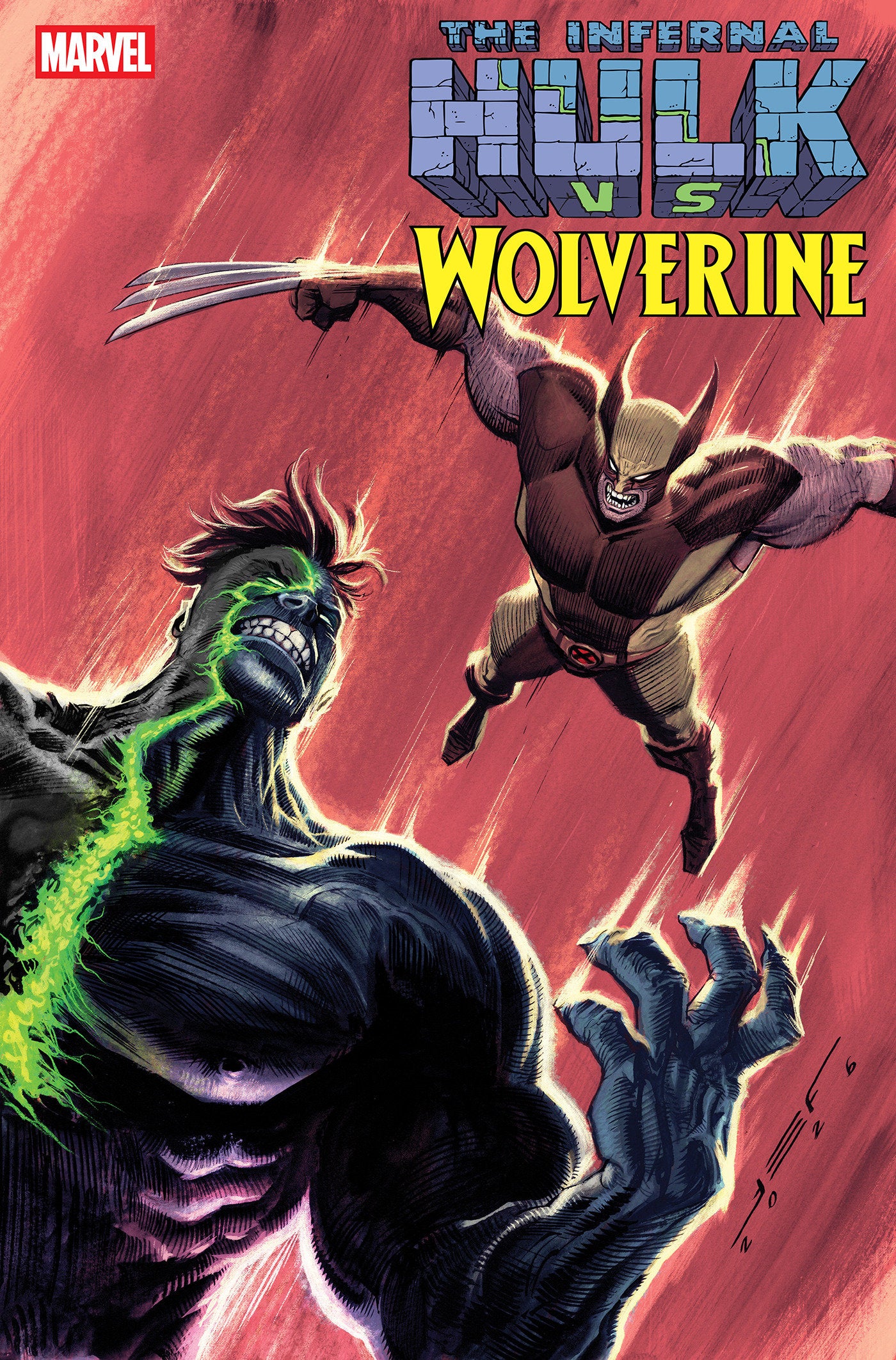 INFERNAL HULK VS. WOLVERINE #1 JUAN FERREYRA VARIANT 1:25 (PRESALE 9/23/26)