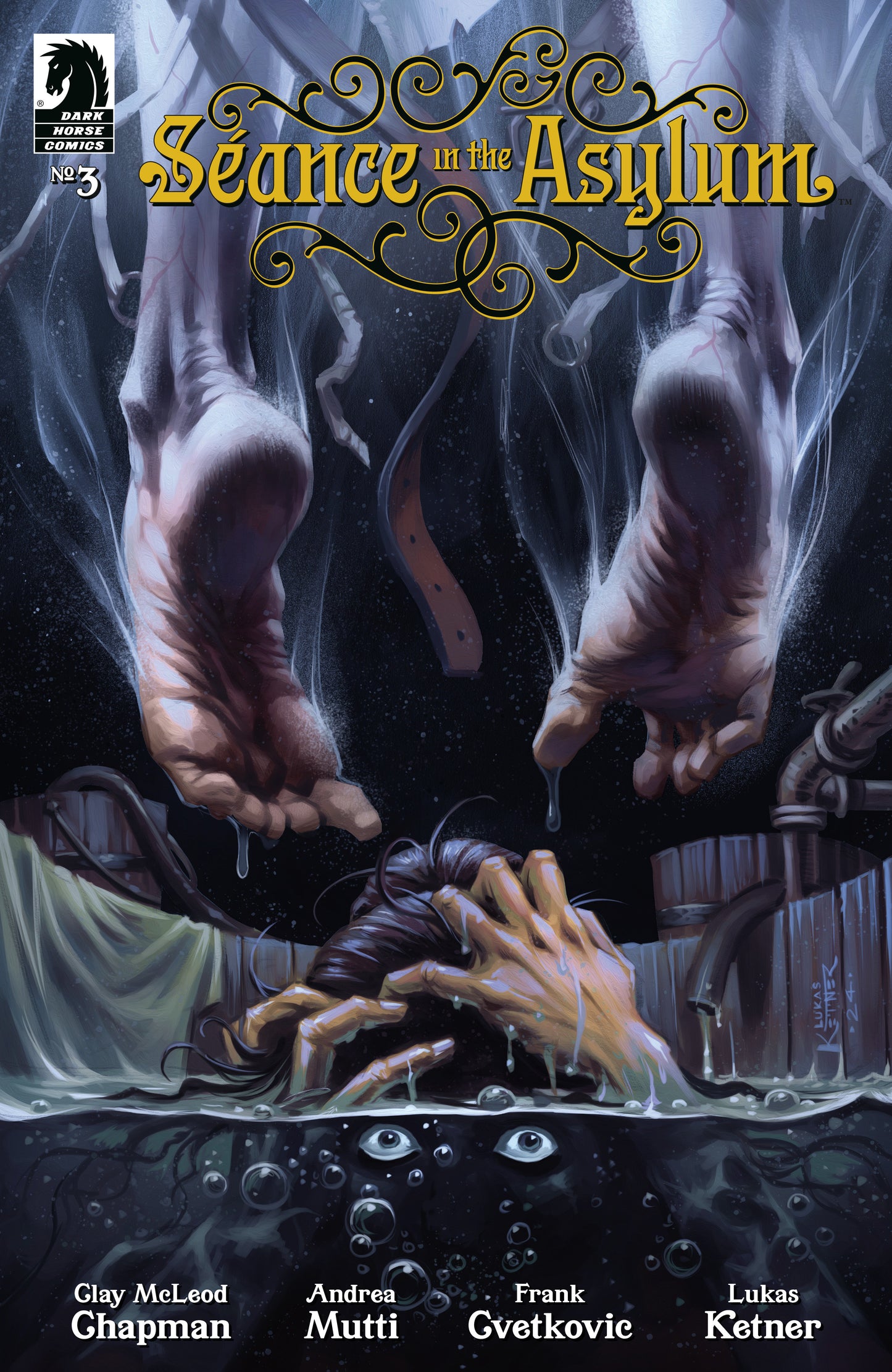 Seance in the Asylum #3 (CVR B) (Lukas Ketner) (PRESALE 12/18/24)
