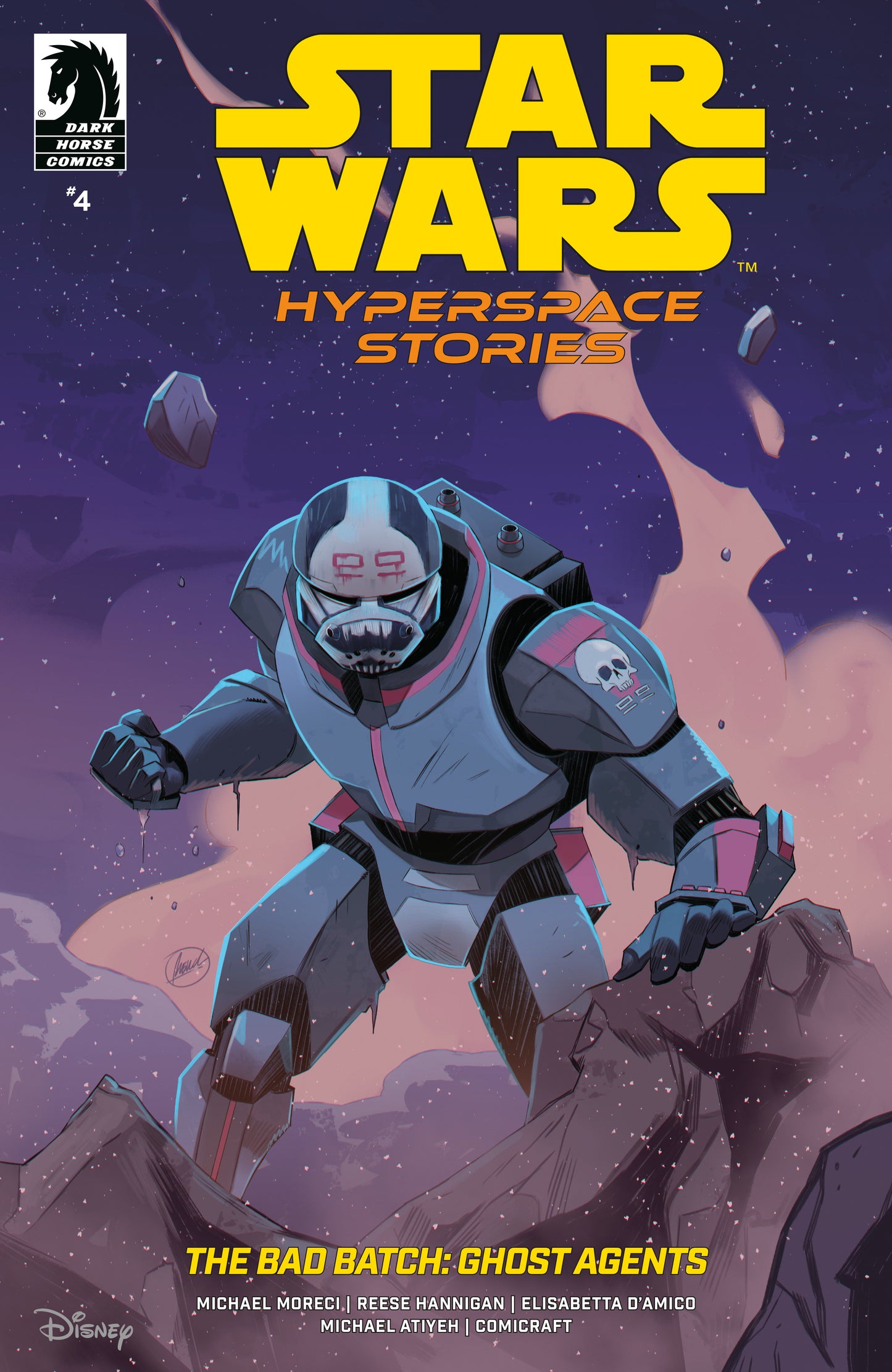 Star Wars: Hyperspace Stories: The Bad Batch--Ghost Agents #4 (Cover B) (French Carlomagno)