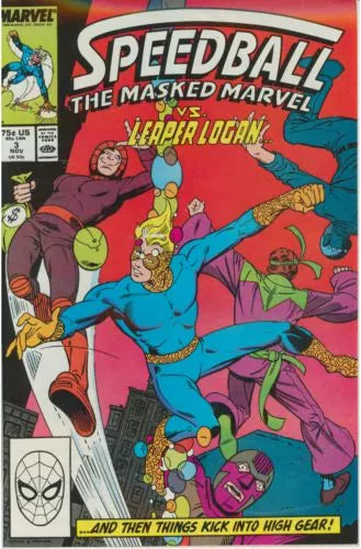 Speedball The Masked Marvel #3A - STOCK PHOTO