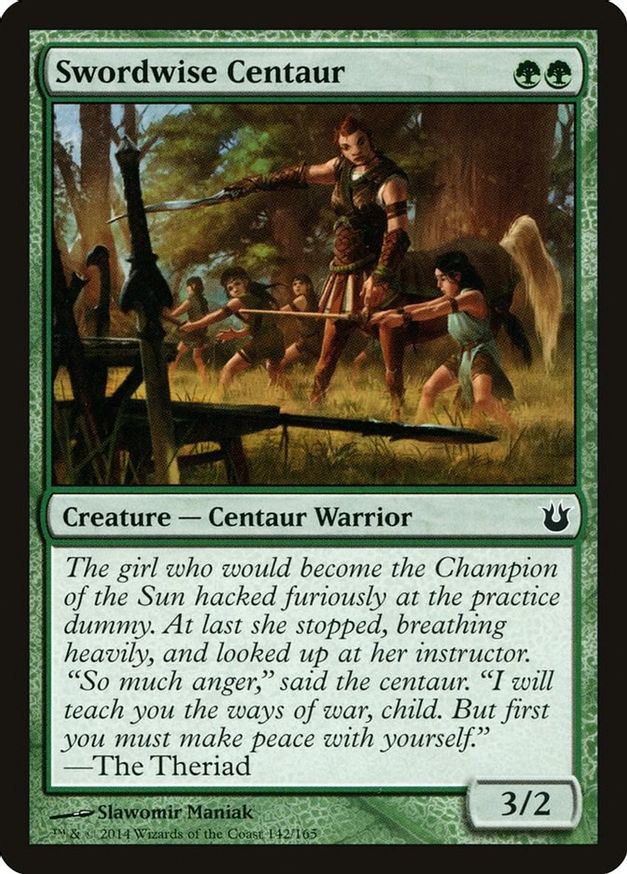 Swordwise Centaur | 142 | Born of the Gods