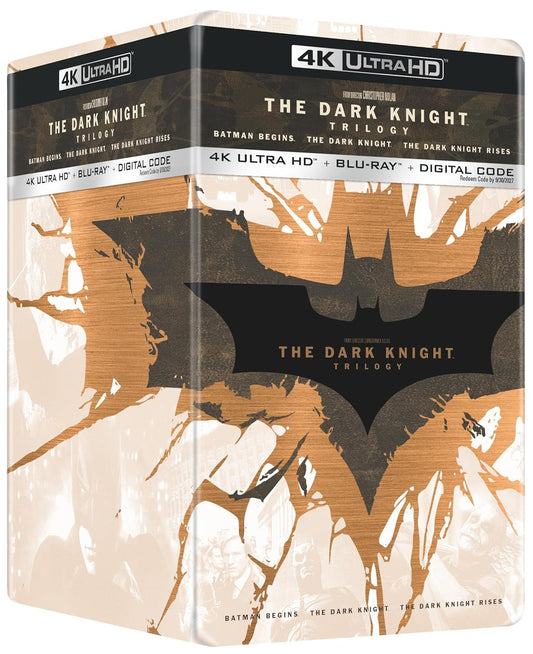 The Dark Knight Trilogy - Limited Edition Steelbook Collection (4K UHD + Blu-ray + Digital)