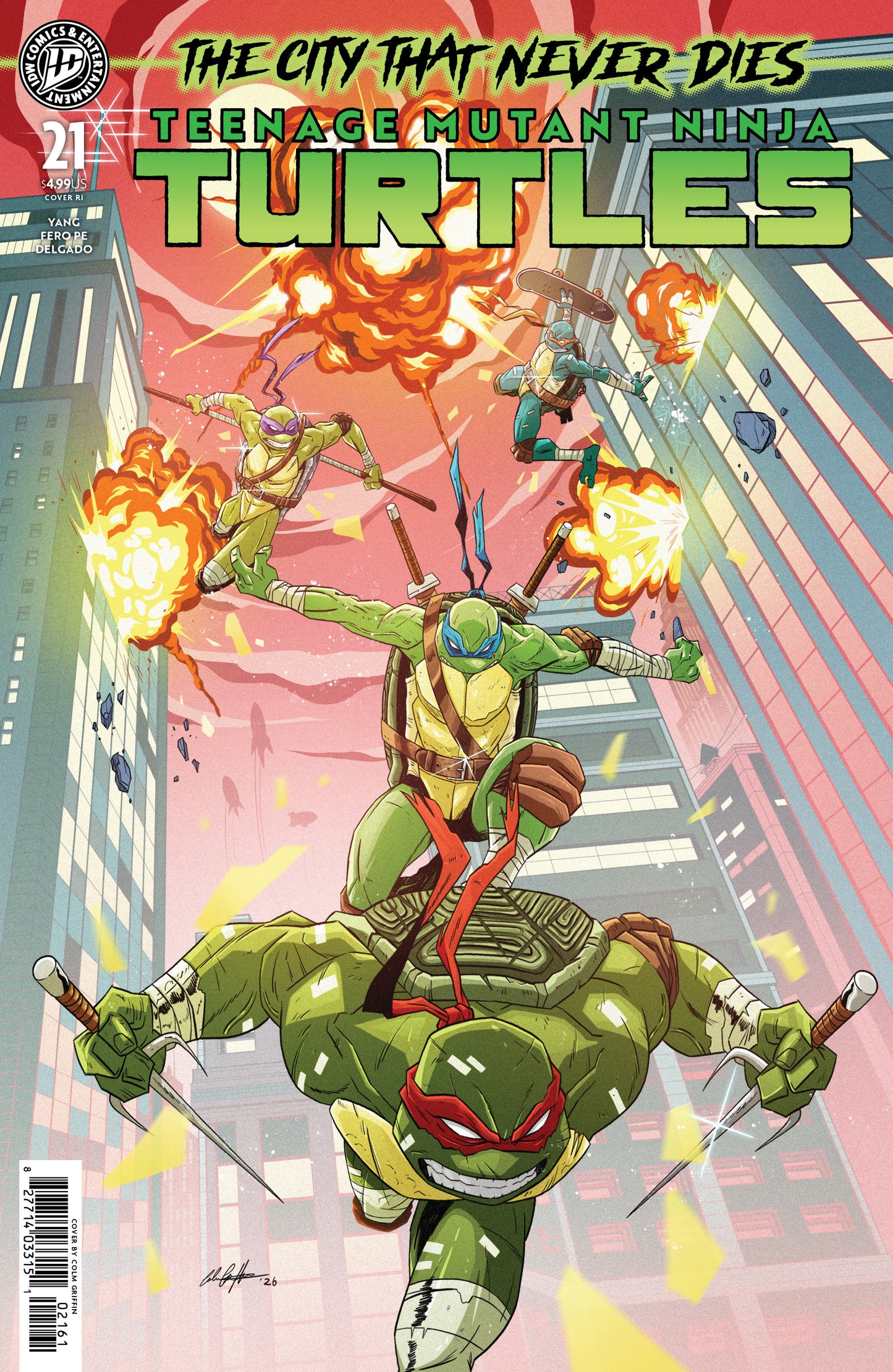 Teenage Mutant Ninja Turtles #21 Variant 1:25 (Griffin) (PRESALE 8/19/2026)