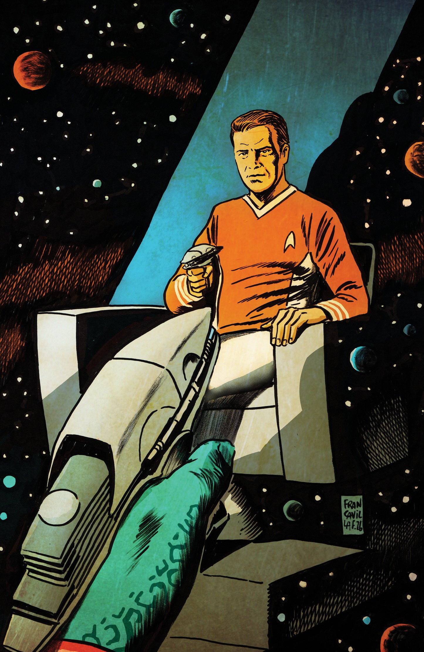 Star Trek: The Last Starship #9 Variant 1:10 (Francavilla Full Art) (PRESALE 7/15/2026)