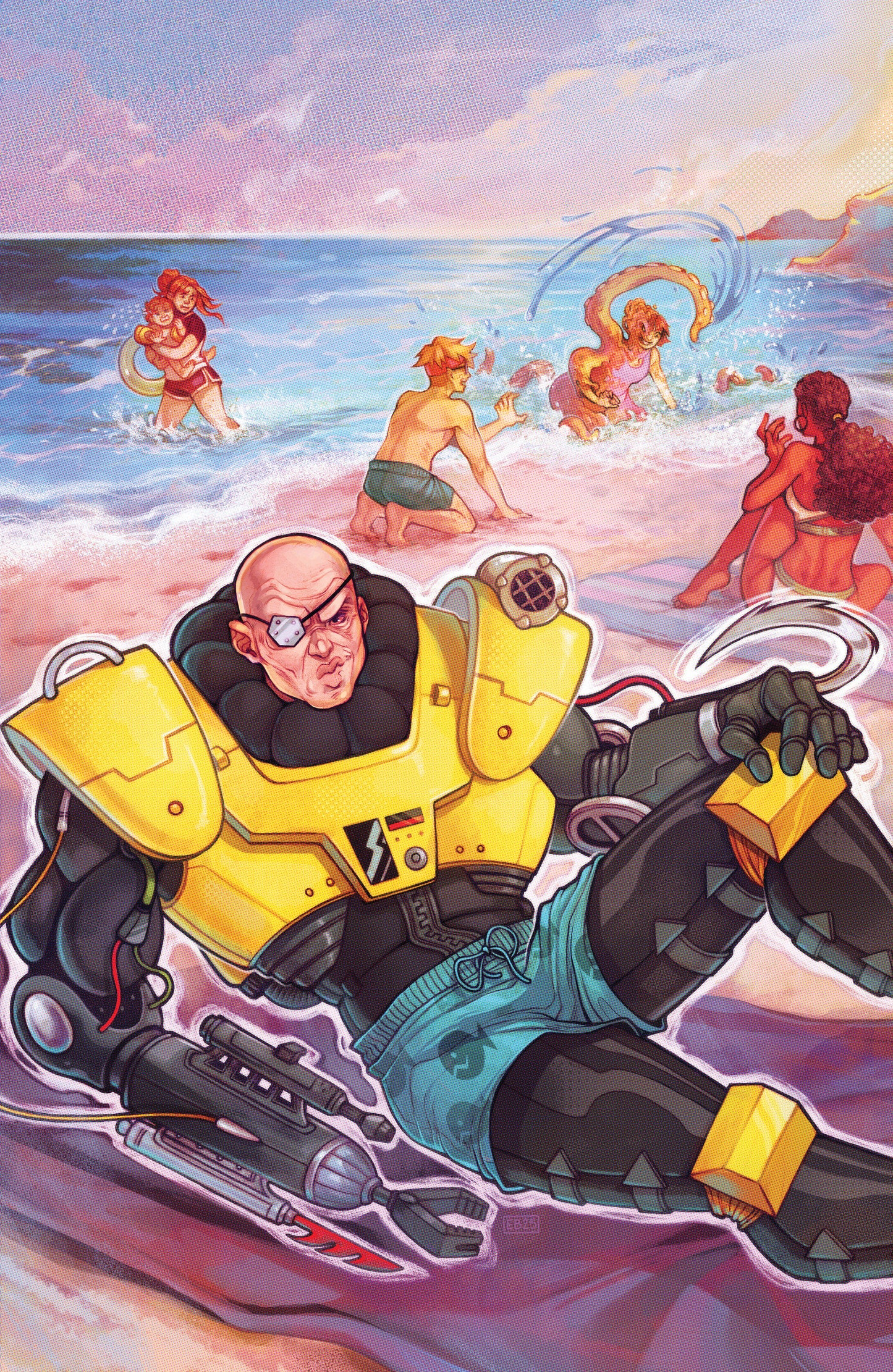 Street Sharks #5 Variant Ri (10) (Beals Full Art)