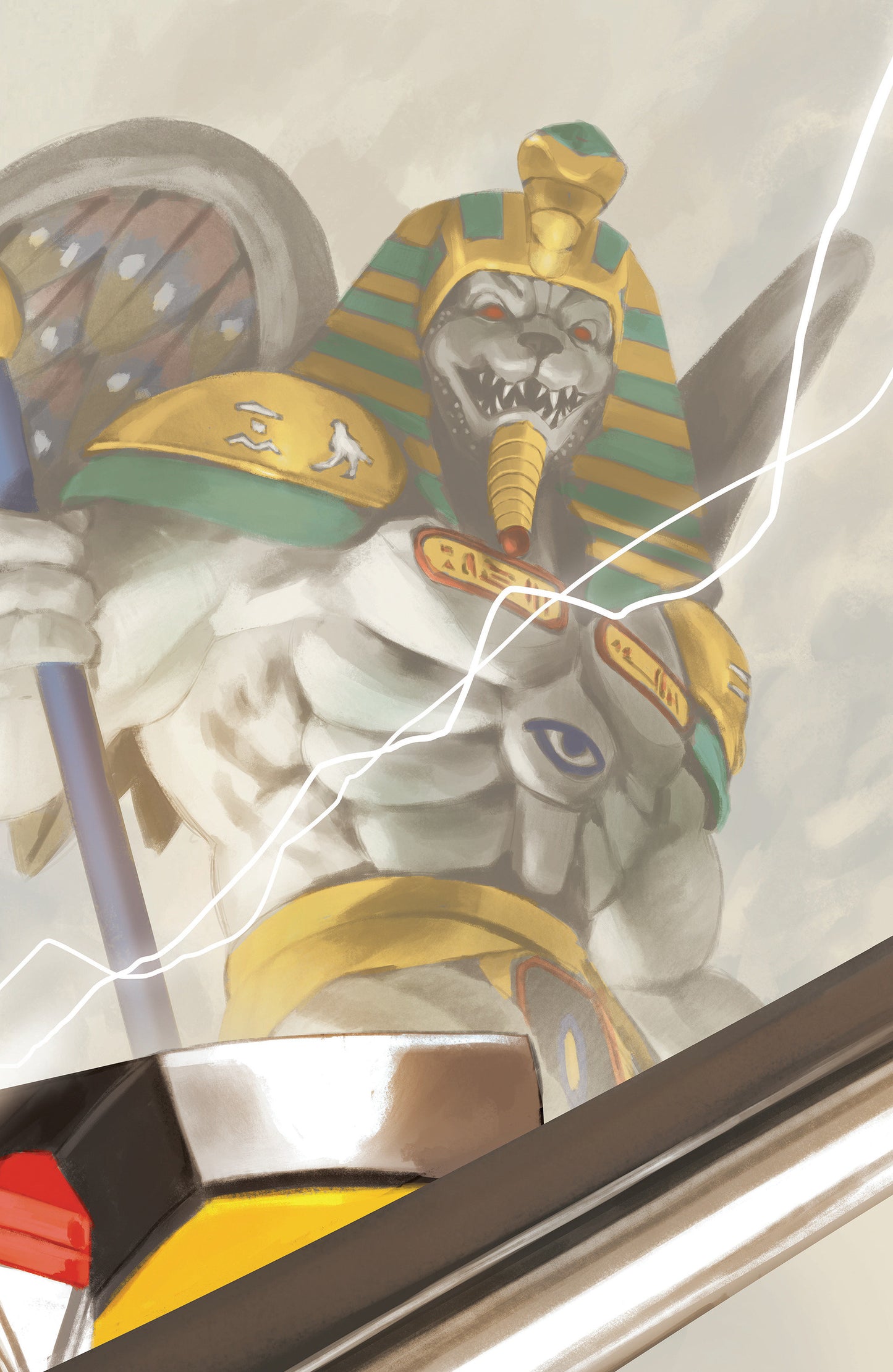 Mighty Morphin Power Rangers (2026) #3 Cover C - C Megazord Card Stock Connecting Variant (Full Art Mercado)