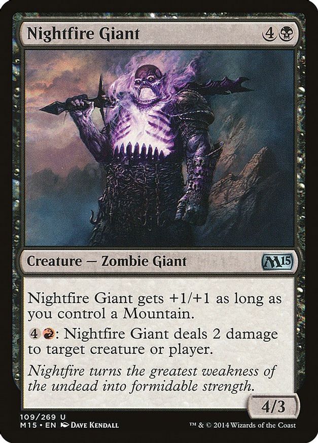 Nightfire Giant | 109 | Magic 2015 (M15)