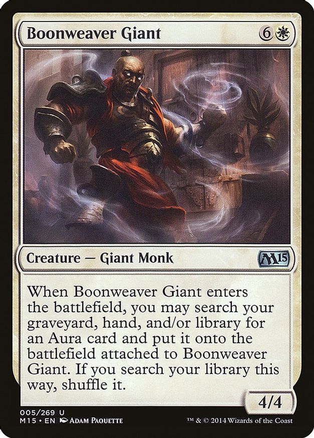 Boonweaver Giant | 5 | Magic 2015 (M15)