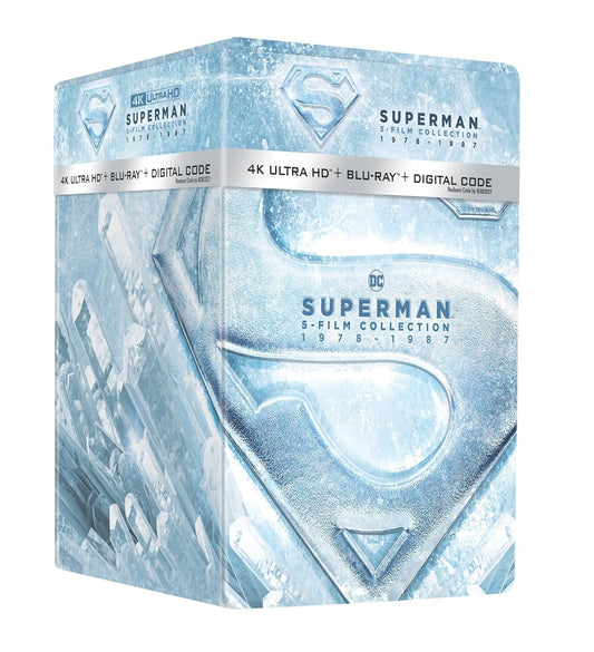 Superman 5-Film Collection - Limited Edition Steelbooks (4K UHD+ Blu-ray + Digital)