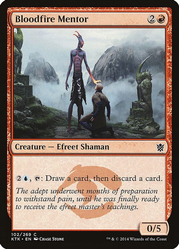 Bloodfire Mentor | 102 | Khans of Tarkir