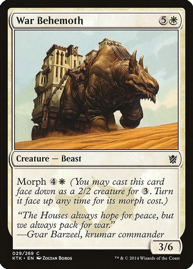 War Behemoth | 29 | Khans of Tarkir