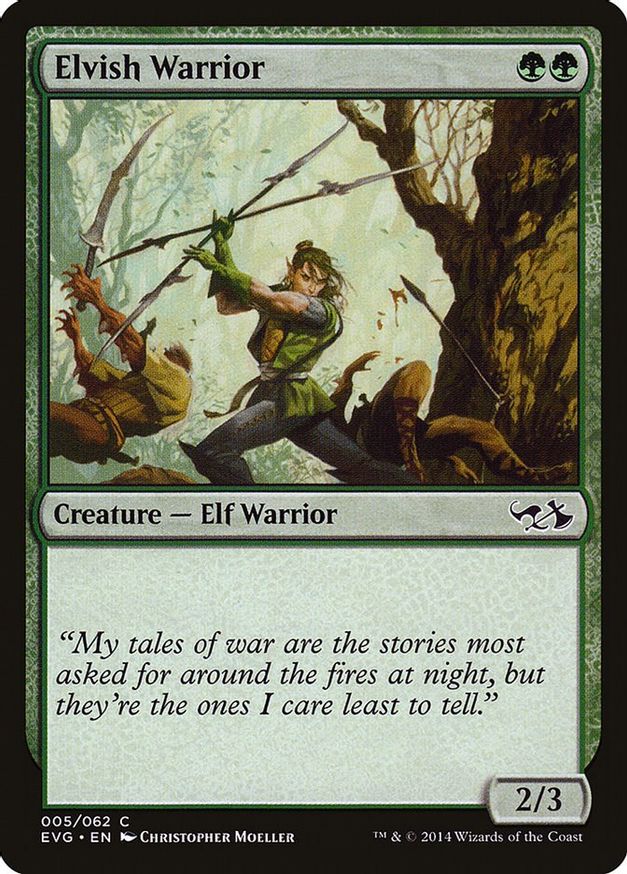Elvish Warrior | 5 | Duel Decks: Anthology