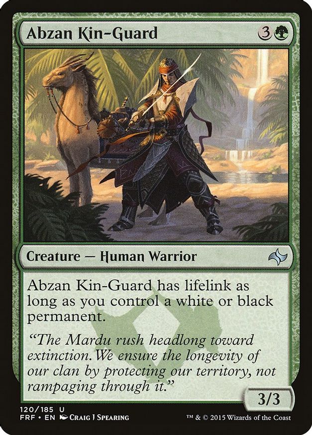 Abzan Kin-Guard | 120 | Fate Reforged