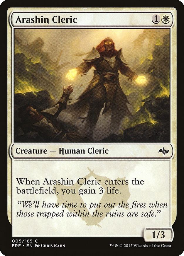 Arashin Cleric | 5 | Fate Reforged