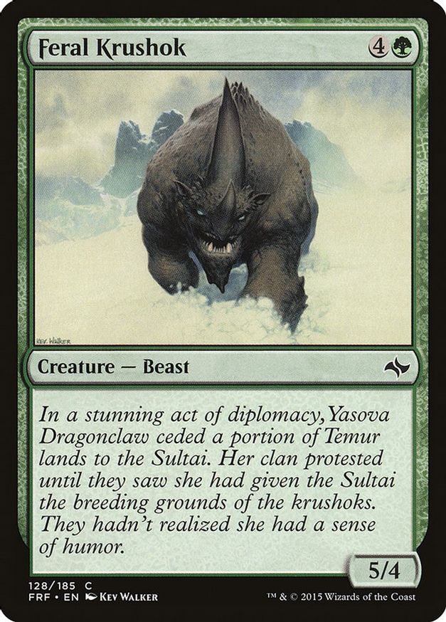 Feral Krushok | 128 | Fate Reforged