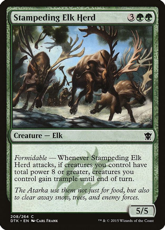 Stampeding Elk Herd | 208 | Dragons of Tarkir