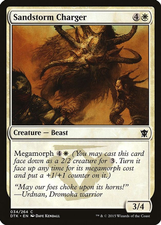Sandstorm Charger | 34 | Dragons of Tarkir