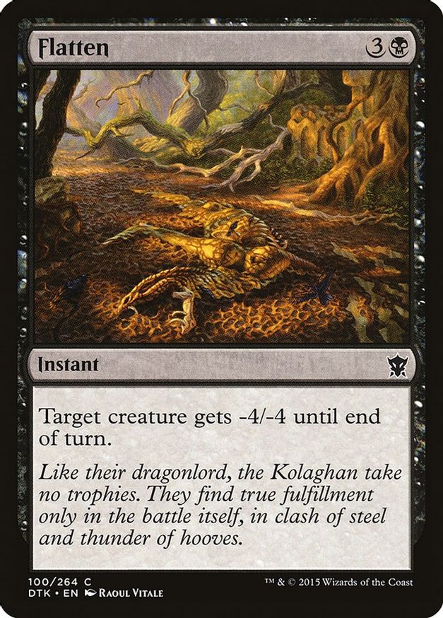 Flatten | 100 | Dragons of Tarkir