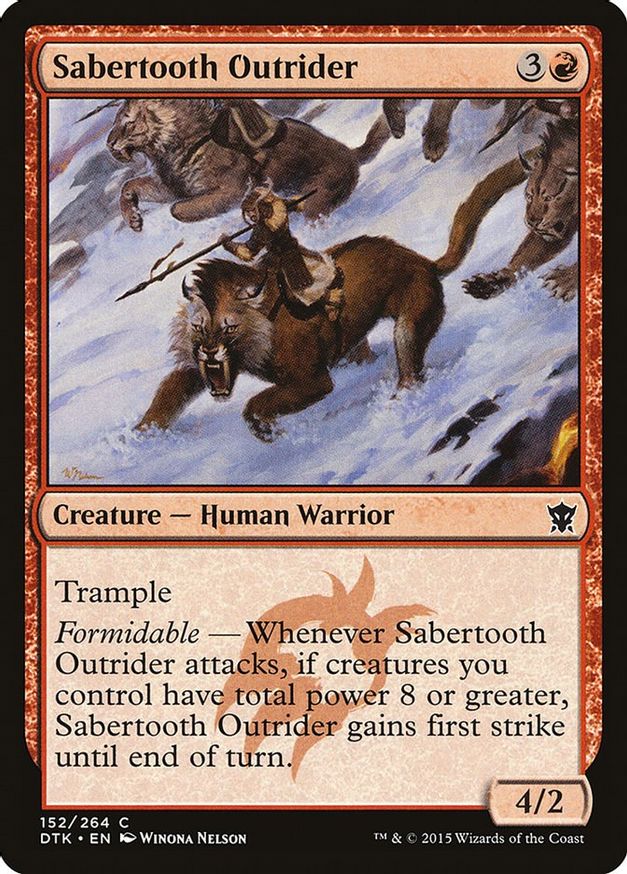 Sabertooth Outrider | 152 | Dragons of Tarkir