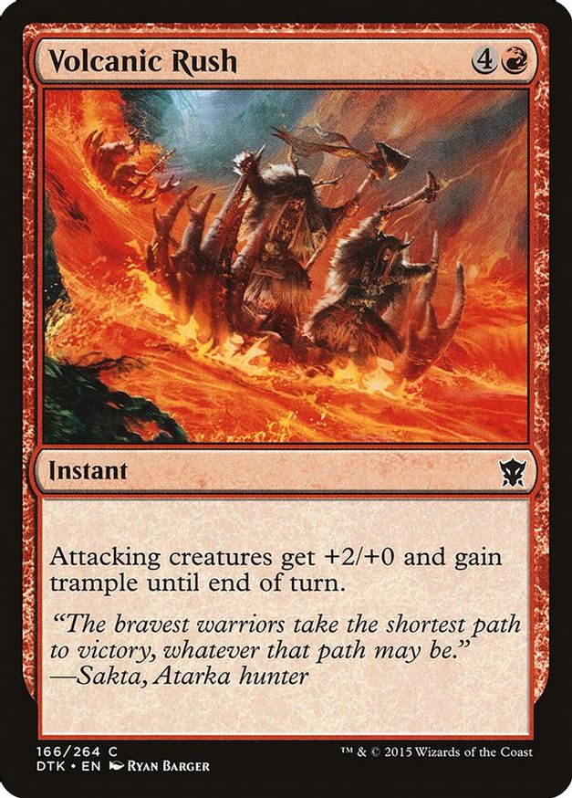 Volcanic Rush | 166 | Dragons of Tarkir