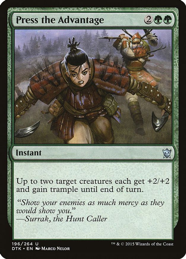 Press the Advantage | 196 | Dragons of Tarkir