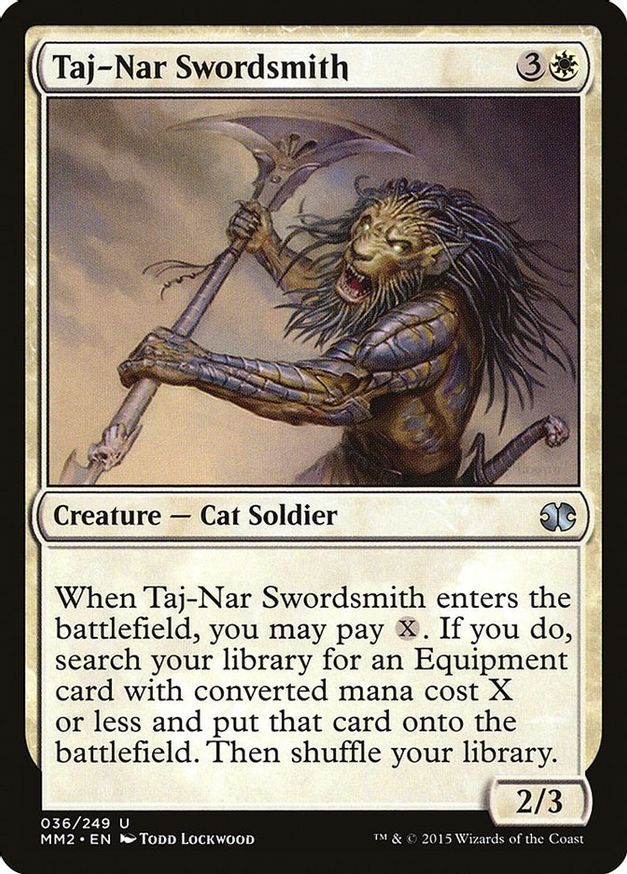 Taj-Nar Swordsmith | 36 | Modern Masters 2015