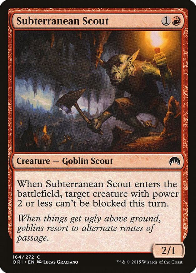 Subterranean Scout | 164 | Magic Origins